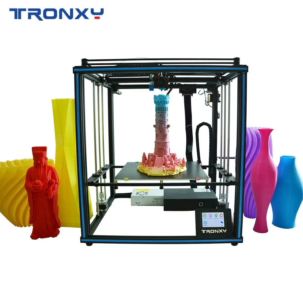 TRONXY מדפסת 3D אוטומטי פילוס דיוק גבוהה של הדפסת 3D מכונת 330x330x390mm גדול לבנות צלחת X5SA שדרוג מקצועי