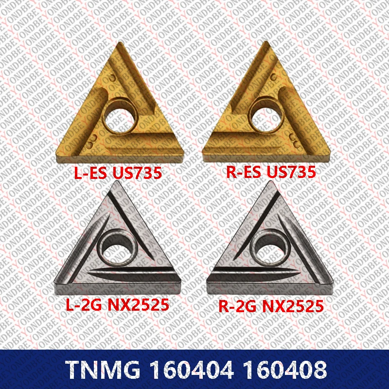 מקורי TNMG 160404 160408 R L-2G ל-ES NX2525 US7020 US735 קרביד מוסיף מחרטה חותך CNC כלי מפנה TNMG1604 04 08 10pcs