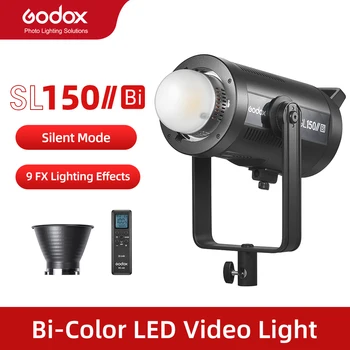 Godox SL150II דו 150W 2800-6500K דו-צבע אור LED וידאו חי צילום אור לעומת Amaran 200D Nanguang Youtube