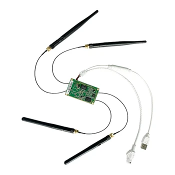 תעשייתי 2.4 G+5G Dual-band WiFi מודול אלחוטי גשר נתבים מהדר RJ45 מתאם עבור התקני רשת.