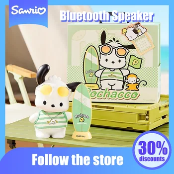 Kawaii Sanrio אנימה Kuromi Bluetooth רמקולים חמוד Pochacco קריקטורה Bluetooth סאונד נייד מקוריות מתנות לילדים