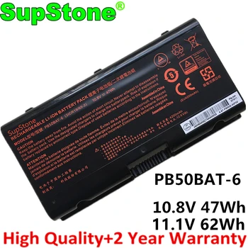 SupStone PB50BAT-6 סוללה של מחשב נייד עבור Clevo Powerspec 1520 1720 1530 PB71EF-G PB70EF-G PB51RF-G עבור Hasee Z9-CU7PK NP8371 CPB5S0