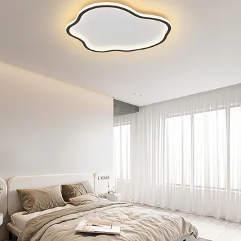 מינימליסטי בחדר השינה מנורת אורות התקרה מודרני פשוט נורדי נברשת בסלון מעגלי לימוד מטבח Lampara אורות Led