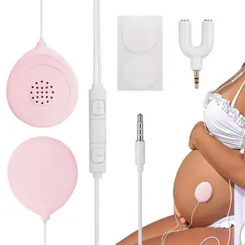 הריון מוסיקה הבטן אוזניות לא מזיק בטוח ההריון אוזניות עדין מסיבת רווקים מתנות אוניברסלי נוח בהריון