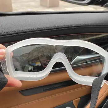 הרוח חול הוכחה מחשב עדשה גוגל הגנה העין פלסטיק משקפי שמש מתכוונן הלהקה חיצוני ספורט משקפי