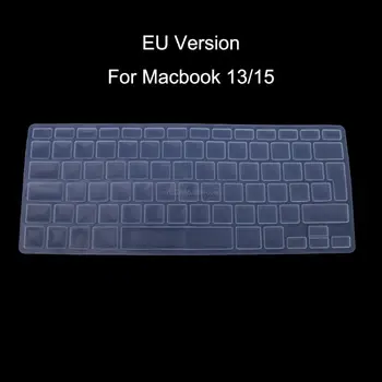 מקלדת המחשב הנייד כיסוי עור האיחוד האירופי גרסת סיליקון על Macbooks אוויר 13 15 R2LB