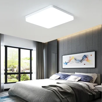 צמודי לוח LED אור תקרת הסלון AC85-265V 18W 24W 36W 48W LED מנורת תקרה עבור המעבר חדר הכניסה.