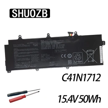 SHUOZB 15.4 V C41N1712 סוללה של מחשב נייד עבור ASUS GX501 GX501Vl GX501GI GX501G GX501GM GX501GS GX501VSK GX501VS-XS710B200-02380100