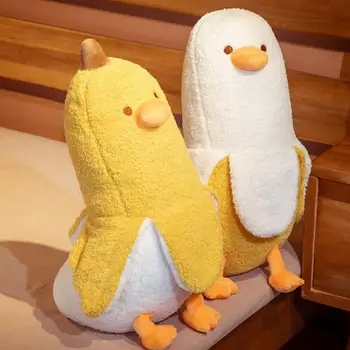 חיות צעצוע קטיפה סטריאוסקופית Adorkable מתנת יום הולדת קריקטורה בננה ברווז כרית שינה לנערות
