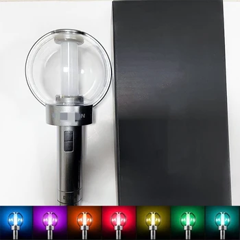 Kpop EN Lightstick עם Bluetooth קונצרט 7 צבעים מתכוונן LED מנורה עם כרטיסי אור מקל אוהדים אוסף צעצועים