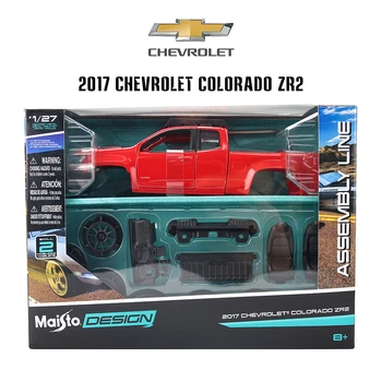 Maisto 1:27 2017 שברולט קולורדו ZR2 התאספו DIY die-ליהוק דגם מכונית צעצוע חדש אוסף נער השעשועים.