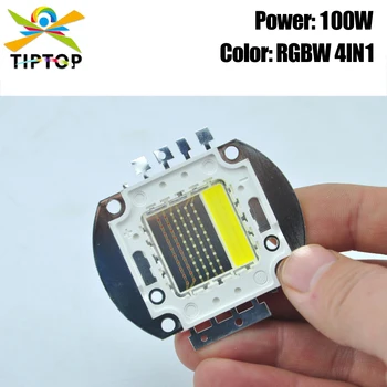Freeshipping 100 וואט RGBW 4IN1 צבע מתח גבוה COB LED משולב קלח אור על הראש נע אור Par אור מכונת כביסת קיר עיוור