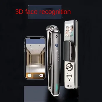 2023 חדש לגמרי אוטומטי אינטליגנטית הסיסמה טביעות אצבע נעילה/3D זיהוי פנים/אפליקציה ניטור מרחוק