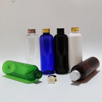 30pc 200ML פלסטיק שמפו קוסמטי בקבוקים זהב אלומיניום כיפות קרם מיכל DIY שמן בקבוקי שטיפת מיכלי נוזל בבקבוק