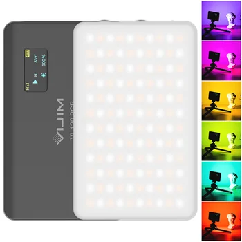 VIJIM VL120 מלא צבע RGB אור LED וידאו צילום סטודיו אור המצלמה Canon Nikon Sony DSLR ולוג מלא אור