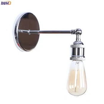 IWHD כסף אדיסון וינטאג', מנורות קיר Wandlampen E27 LED 4W מדרגות אור לופט היד רטרו אורות קיר אפליקציה Murale Luminaire