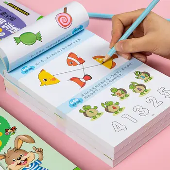 ילדים של כל מוח חושב הכשרה ופיתוח 306 שאלות פאזל ספר ילדים, ריכוז הדרכה ספר Libros צעצוע