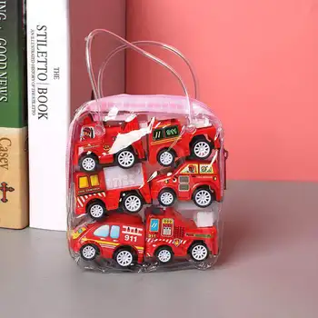 מיני דגם של מכונית צעצוע לסגת המכונית צעצועים הנדסת רכב הכבאית, ילדים האינרציה מכוניות הצעצוע Diecasts צעצוע לילדים מתנת