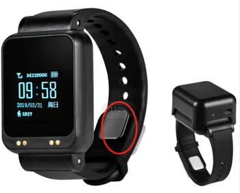 Xexun Tamperproof GPS צמיד קצב הלב לחץ דם צג חכם צמיד שעון חכם עם מסך מגע עבור האסיר.