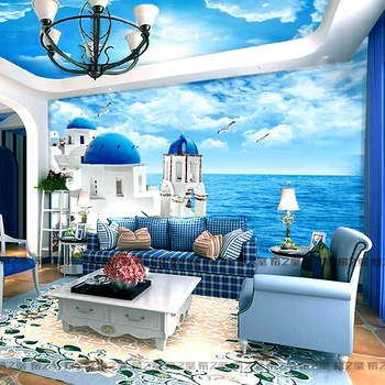 beibehang מותאם אישית ציור קיר נייר תלת מימדי גדול ציור קיר רומנטי השינה, בסלון ספה תמונה טפט 3d