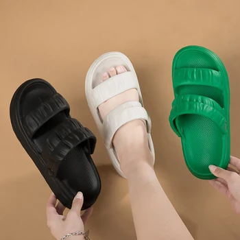 2023 הקיץ החדש Macaron צבע של נשים נעלי מוגברת נגד החלקה סנדלים אווה חומר לנשימה לא ומסריחה